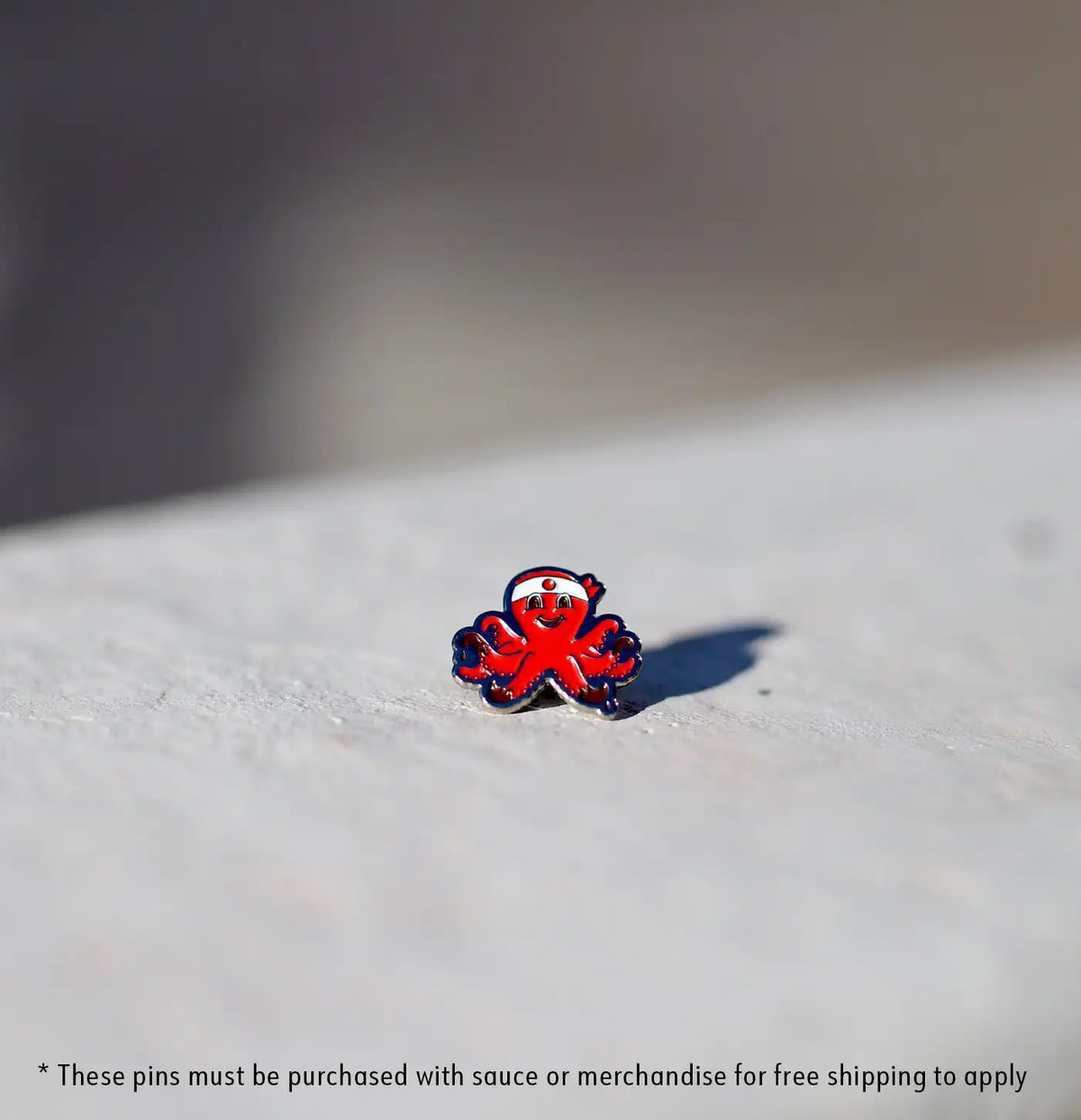 Red Octo Pin Main image